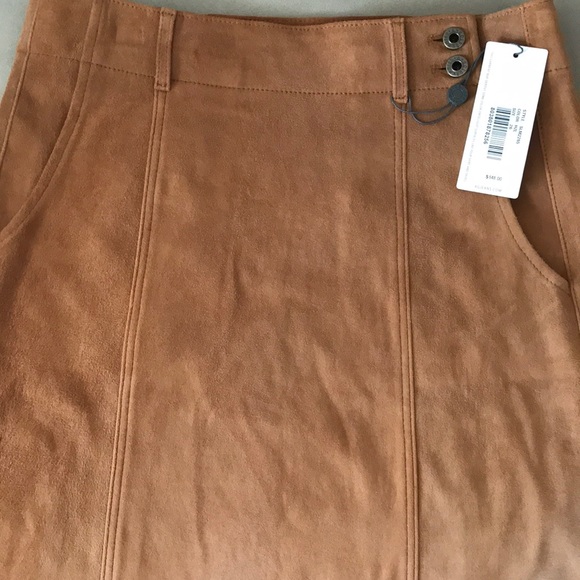 NWT Adriano Goldschmied Juliett Suede Skirt - Picture 5 of 9